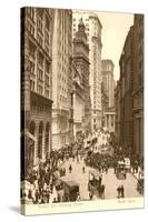 Vintage View of Broad Street, New York City-null-Stretched Canvas