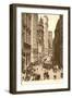 Vintage View of Broad Street, New York City-null-Framed Art Print