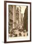 Vintage View of Broad Street, New York City-null-Framed Art Print