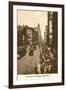 Vintage View of Broadway, New York City-null-Framed Art Print