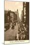 Vintage View of Broadway, New York City-null-Mounted Art Print