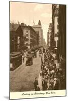 Vintage View of Broadway, New York City-null-Mounted Art Print