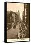 Vintage View of Broadway, New York City-null-Framed Stretched Canvas