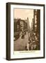Vintage View of Broadway, New York City-null-Framed Art Print