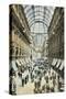 Vintage View of Milan Galleria, Italy-null-Stretched Canvas