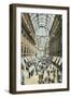 Vintage View of Milan Galleria, Italy-null-Framed Art Print