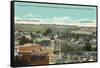 Vintage View of San Diego-null-Framed Stretched Canvas