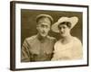 Vintage Wedding Photo (During First World War)-Elzbieta Sekowska-Framed Photographic Print