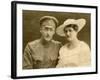 Vintage Wedding Photo (During First World War)-Elzbieta Sekowska-Framed Photographic Print