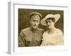 Vintage Wedding Photo (During First World War)-Elzbieta Sekowska-Framed Photographic Print