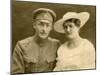 Vintage Wedding Photo (During First World War)-Elzbieta Sekowska-Mounted Photographic Print