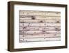 Vintage White Background of Natural Wood Old Wall-H2Oshka-Framed Photographic Print