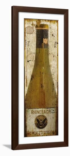 Vintage Wine Bottle-null-Framed Giclee Print