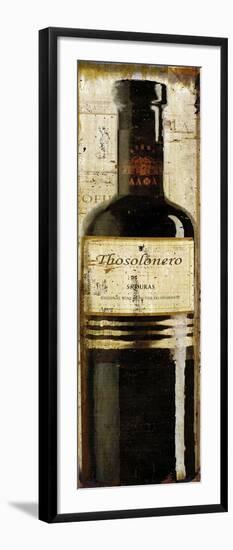 Vintage Wine Bottle-null-Framed Giclee Print