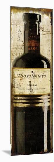 Vintage Wine Bottle-null-Mounted Giclee Print