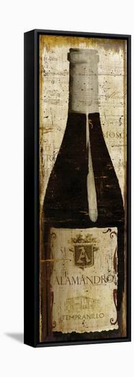 Vintage Wine Bottle-null-Framed Stretched Canvas