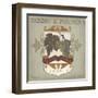 Vintage Wine Labels I-Erica J. Vess-Framed Art Print