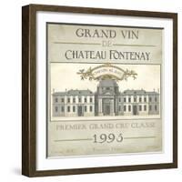 Vintage Wine Labels IX-Erica J. Vess-Framed Art Print