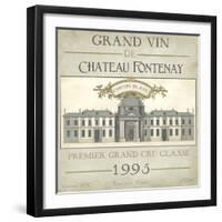 Vintage Wine Labels IX-Erica J. Vess-Framed Art Print