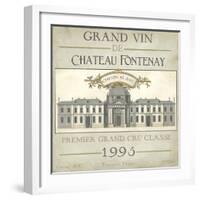 Vintage Wine Labels IX-Erica J. Vess-Framed Art Print