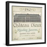 Vintage Wine Labels VII-Erica J. Vess-Framed Art Print