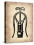 Vintage Wine Opener 1-NaxArt-Stretched Canvas