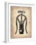 Vintage Wine Opener 1-NaxArt-Framed Art Print