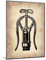 Vintage Wine Opener 1-NaxArt-Mounted Art Print