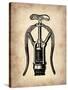 Vintage Wine Opener 1-NaxArt-Stretched Canvas