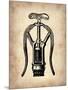 Vintage Wine Opener 1-NaxArt-Mounted Art Print