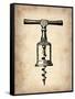 Vintage Wine Opener 2-NaxArt-Framed Stretched Canvas