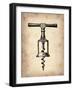 Vintage Wine Opener 2-NaxArt-Framed Art Print