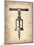 Vintage Wine Opener 2-NaxArt-Mounted Art Print