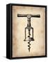 Vintage Wine Opener 2-NaxArt-Framed Stretched Canvas