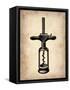 Vintage Wine Opener 3-NaxArt-Framed Stretched Canvas