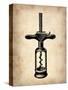 Vintage Wine Opener 3-NaxArt-Stretched Canvas