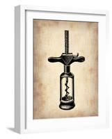 Vintage Wine Opener 3-NaxArt-Framed Premium Giclee Print