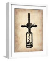 Vintage Wine Opener 3-NaxArt-Framed Art Print