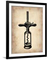 Vintage Wine Opener 3-NaxArt-Framed Art Print