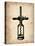 Vintage Wine Opener 3-NaxArt-Stretched Canvas