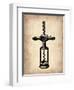 Vintage Wine Opener 3-NaxArt-Framed Art Print