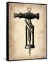 Vintage Wine Opener 4-NaxArt-Framed Stretched Canvas