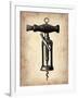 Vintage Wine Opener 4-NaxArt-Framed Art Print