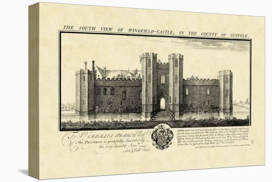 Vintage Wingfield Castle-Nathaniel Buck-Stretched Canvas