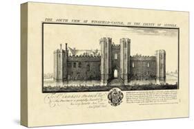 Vintage Wingfield Castle-Nathaniel Buck-Stretched Canvas