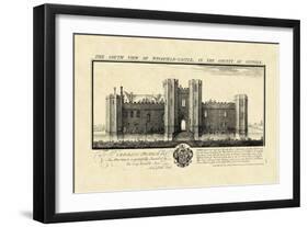 Vintage Wingfield Castle-Nathaniel Buck-Framed Art Print