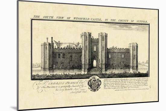 Vintage Wingfield Castle-Nathaniel Buck-Mounted Art Print