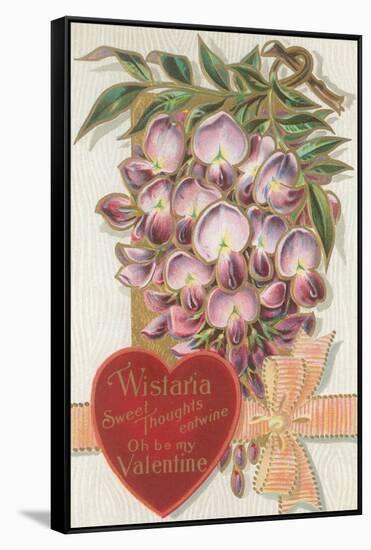 Vintage Wisteria Valentine-null-Framed Stretched Canvas