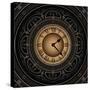 Vintage With Old Clock-Rashomon-Stretched Canvas