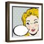 Vintage Woman Character-RLN-Framed Art Print